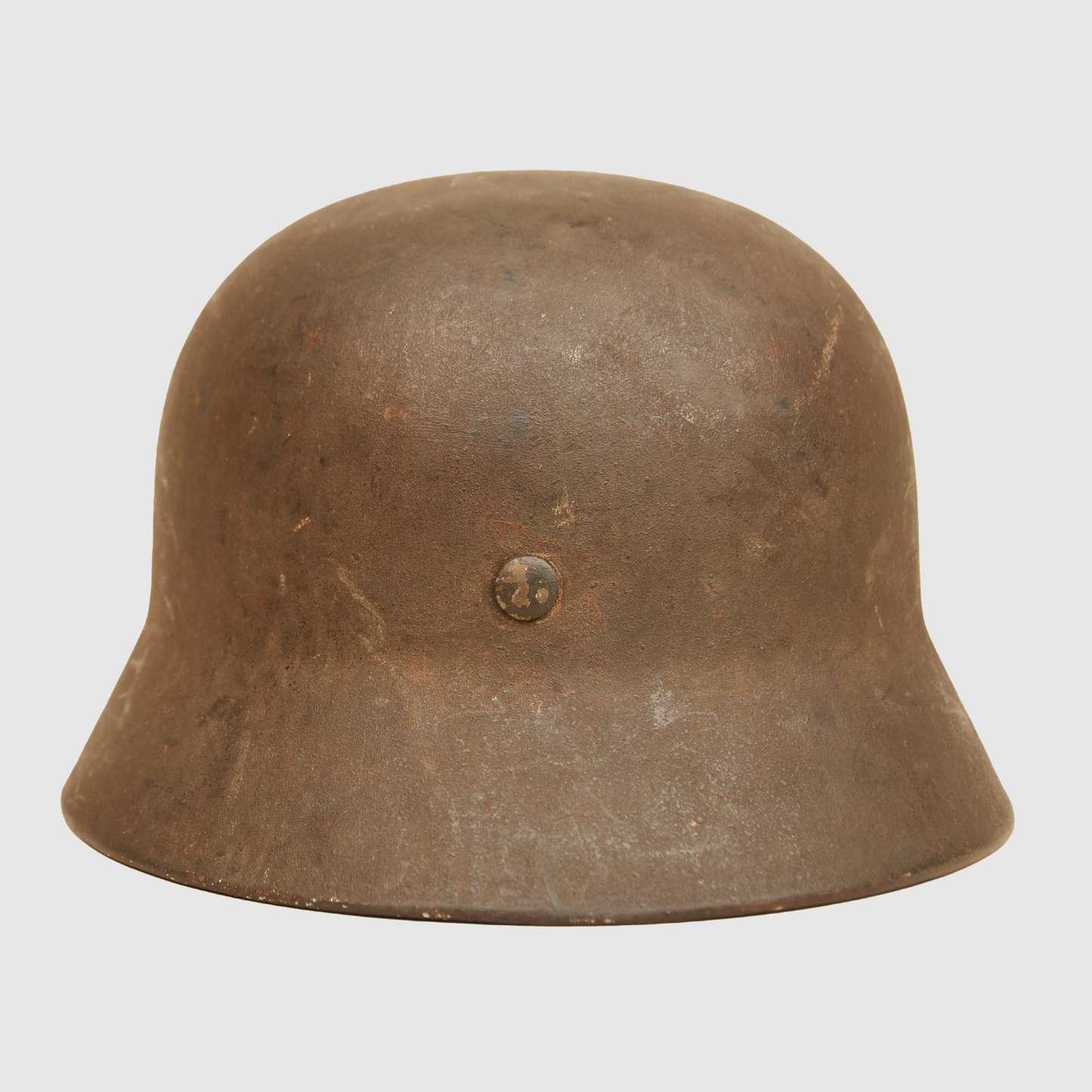 German WWII Kriegsmarine M.40 Single Decal Combat Helmet
