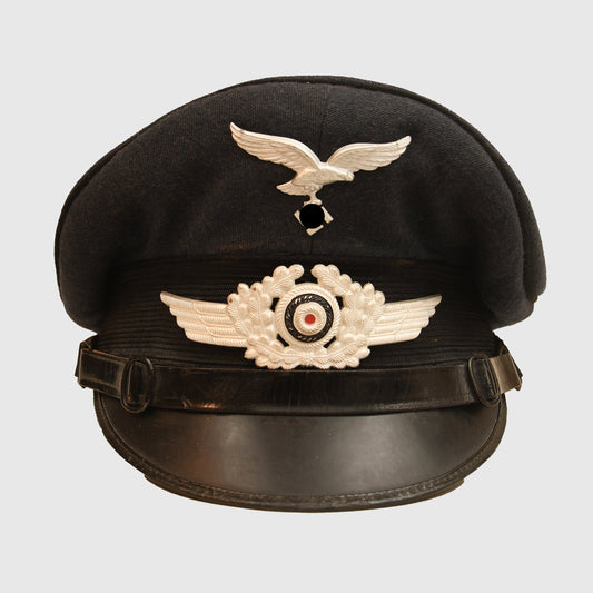 German WWII Luftwaffe Air Ministry Section Visor Cap