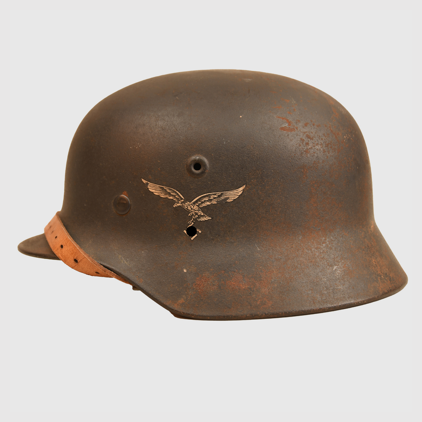 German WWII Luftwaffe M40 Single Decal Combat Helmet