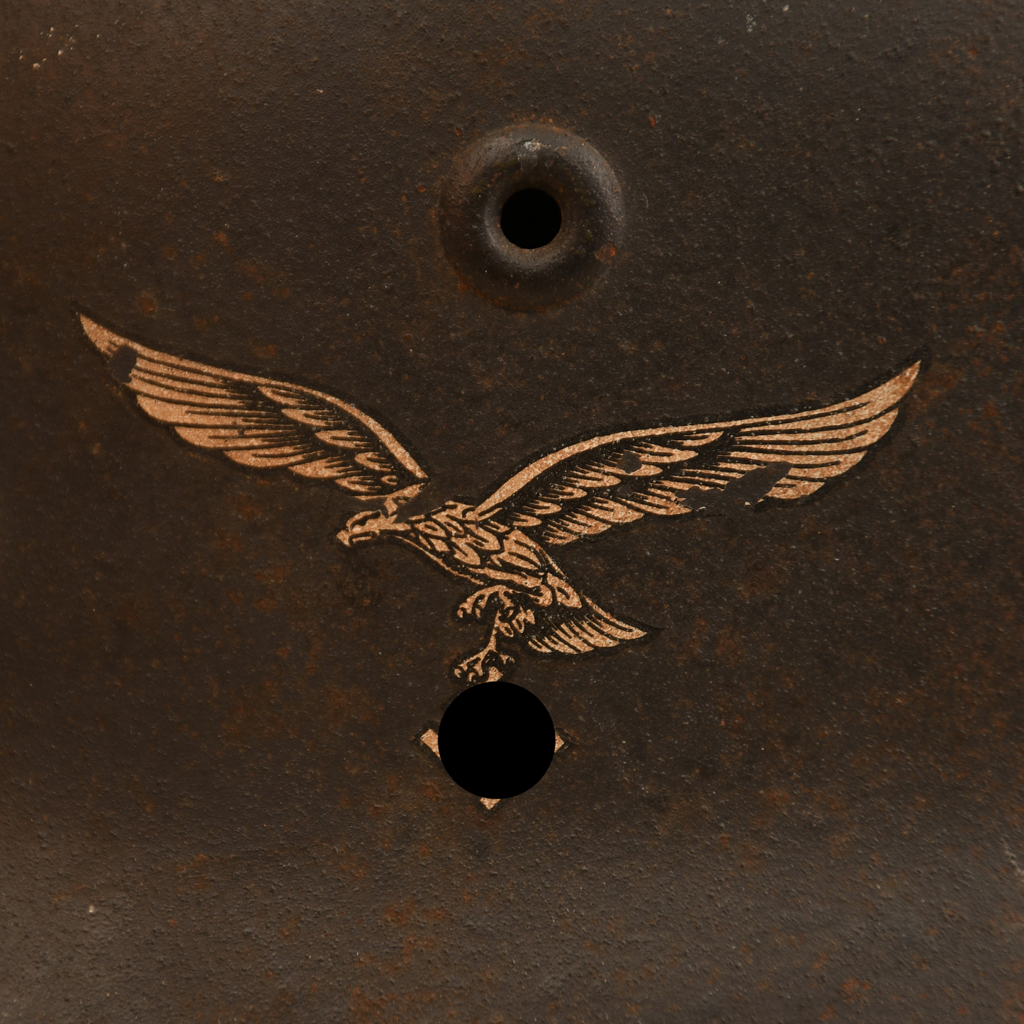 German WWII Luftwaffe M40 Single Decal Combat Helmet