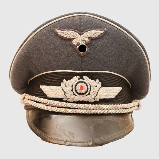 German WWII Luftwaffe Officer’s Visor Cap