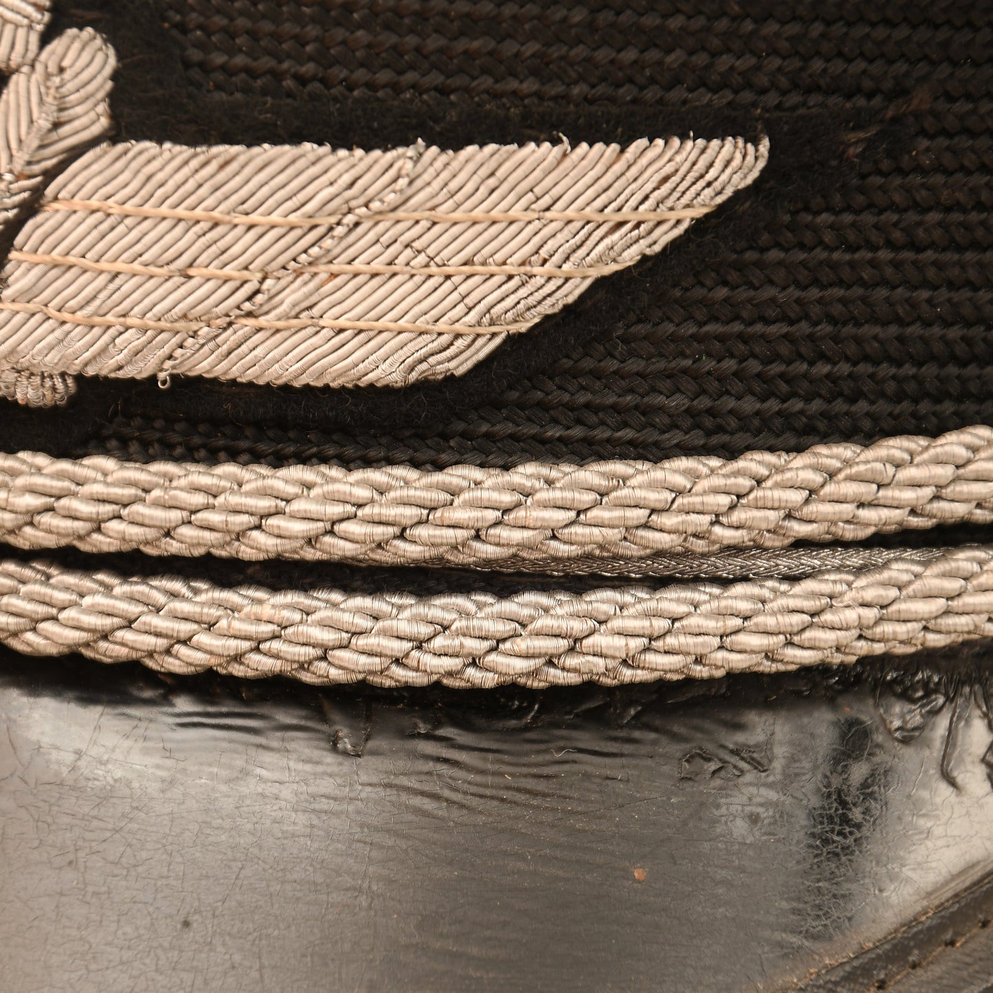 German WWII Luftwaffe Officer’s Visor Cap