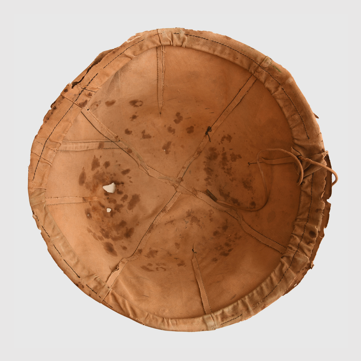 German WWII M42 Combat Helmet with Field-Made Cover