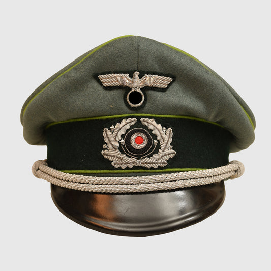 German WWII Panzer Grenadier Officer’s Visor Cap