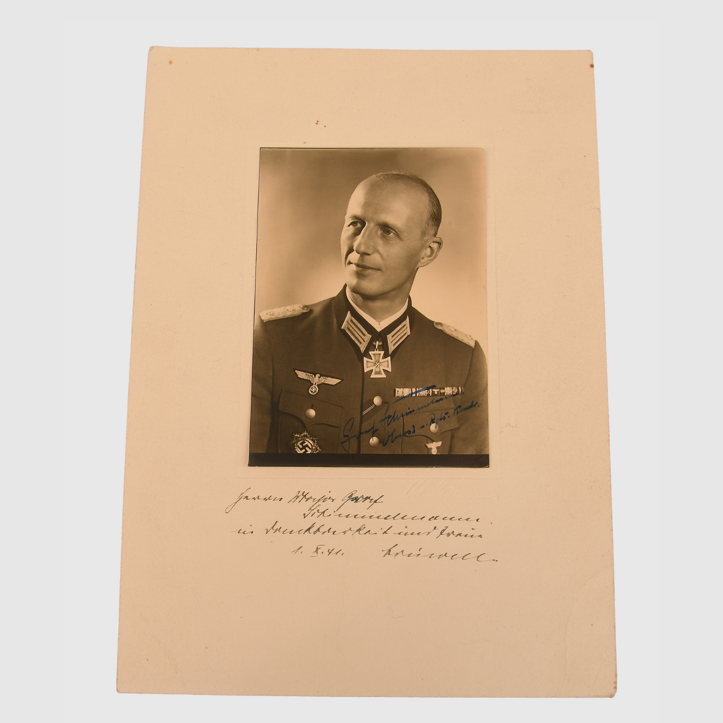 German WWII Panzer Major's Knights Cross Grouping