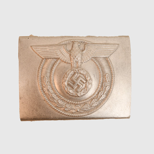 German WWII SA Wehrmannschaft Belt Buckle – Marked ‘RZM 4/22’