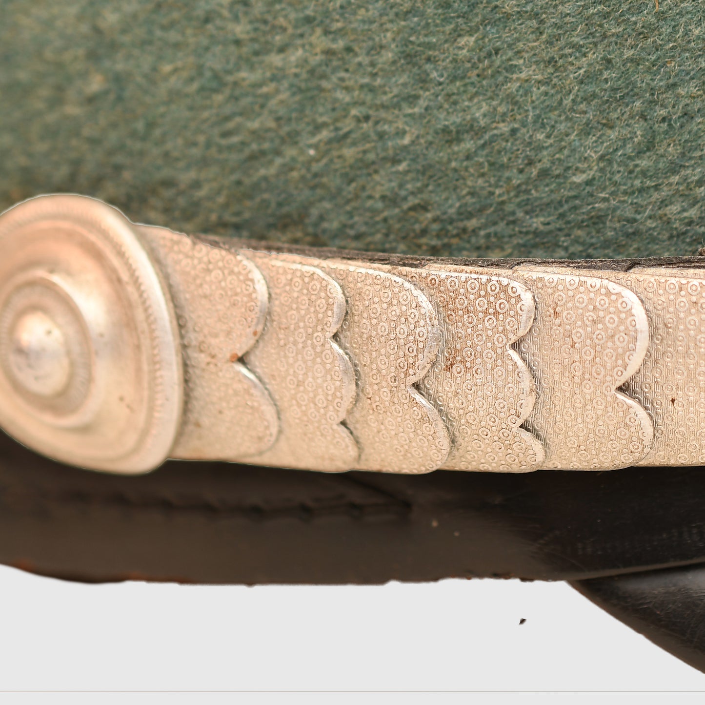 German WWII Schutzpolizei Officer’s Shako with Parade Plume