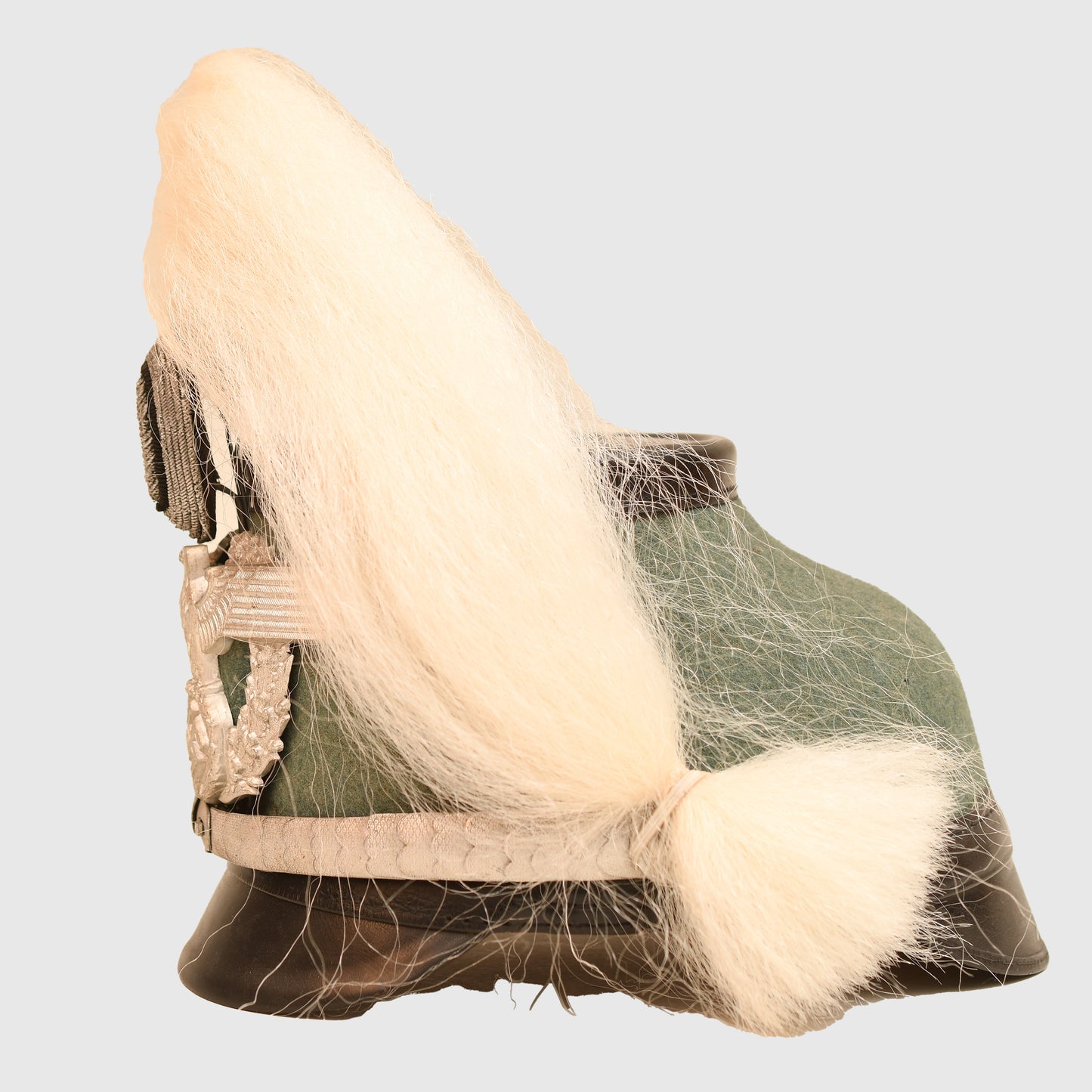 German WWII Schutzpolizei Officer’s Shako with Parade Plume