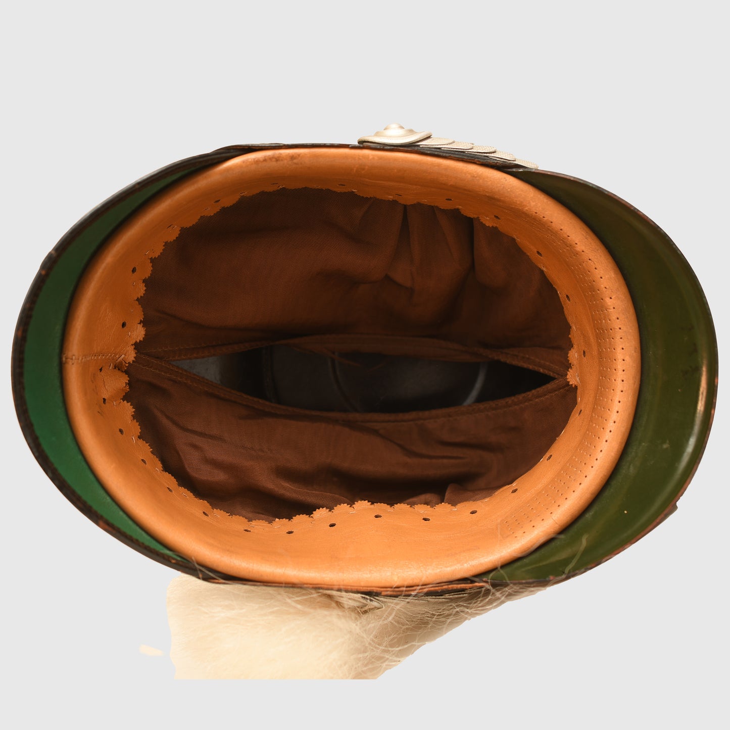 German WWII Schutzpolizei Officer’s Shako with Parade Plume
