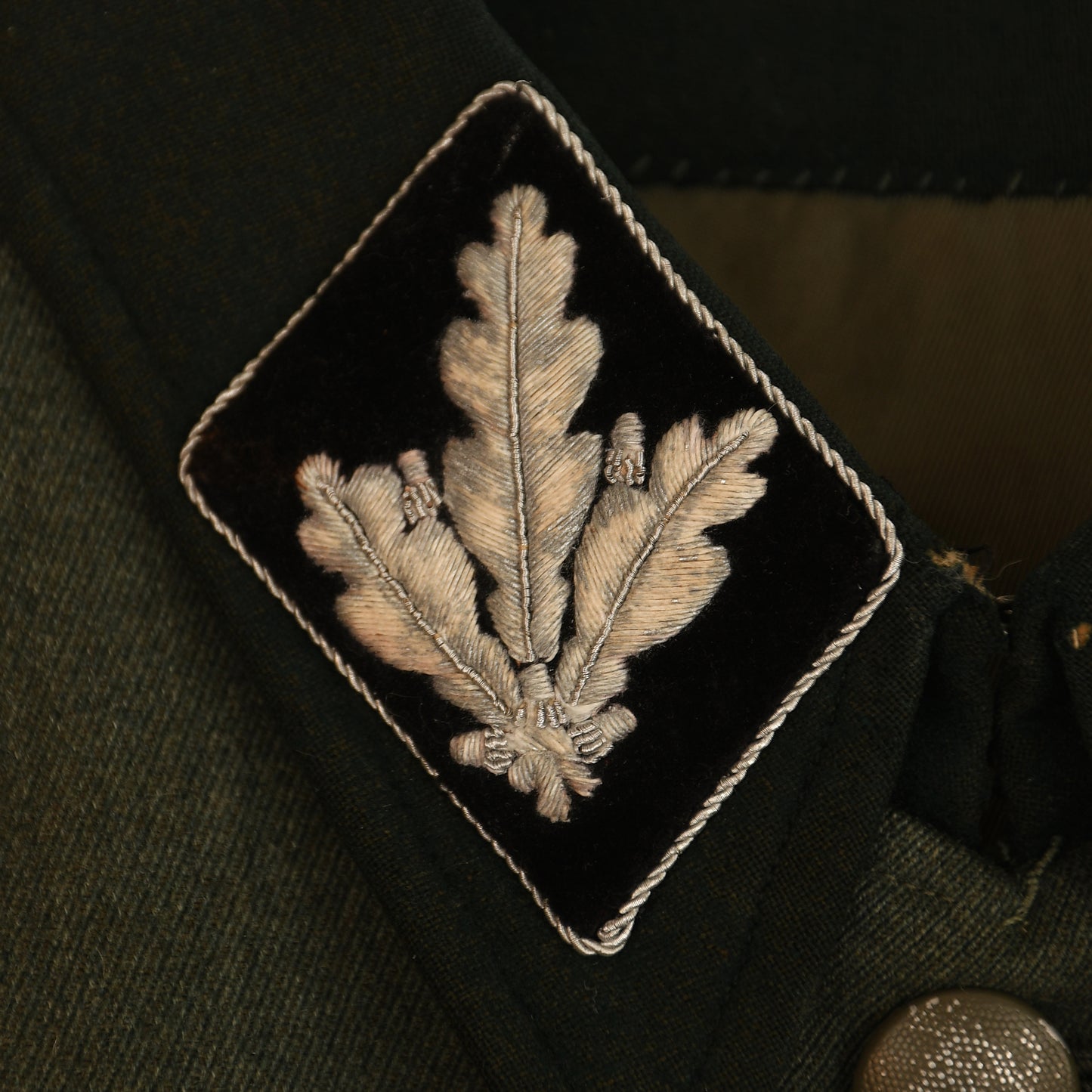 German WWII Waffen-SS Brigadeführer’s Field-Grey Combat Tunic