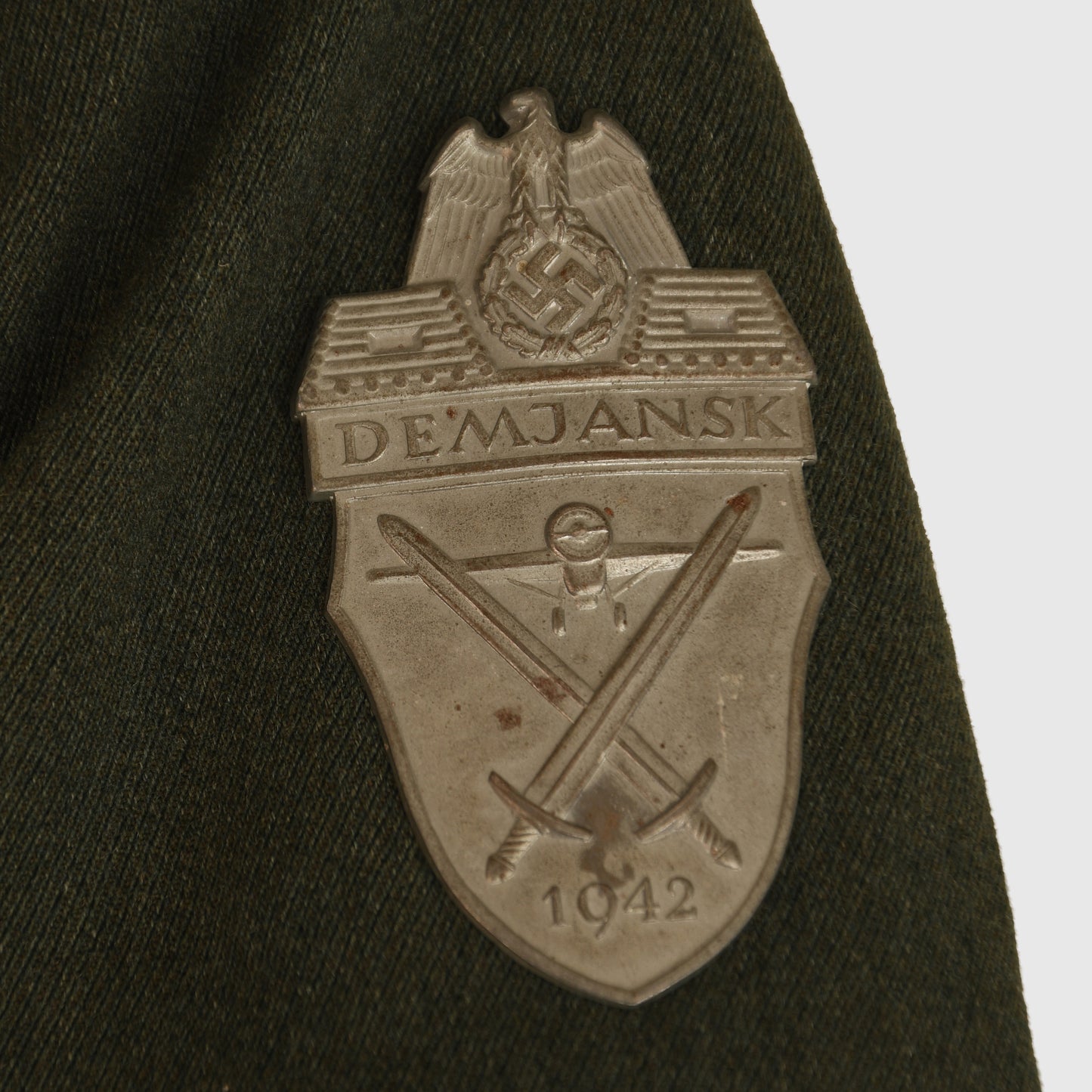 German WWII Waffen-SS Brigadeführer’s Field-Grey Combat Tunic