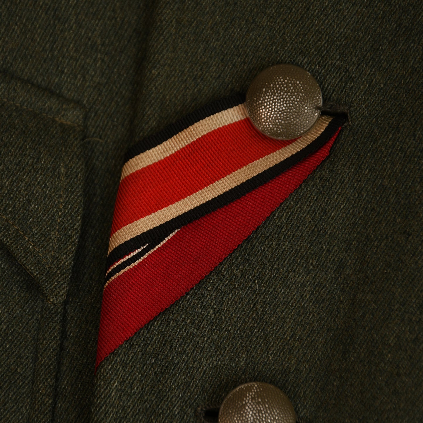 German WWII Waffen-SS Brigadeführer’s Field-Grey Combat Tunic