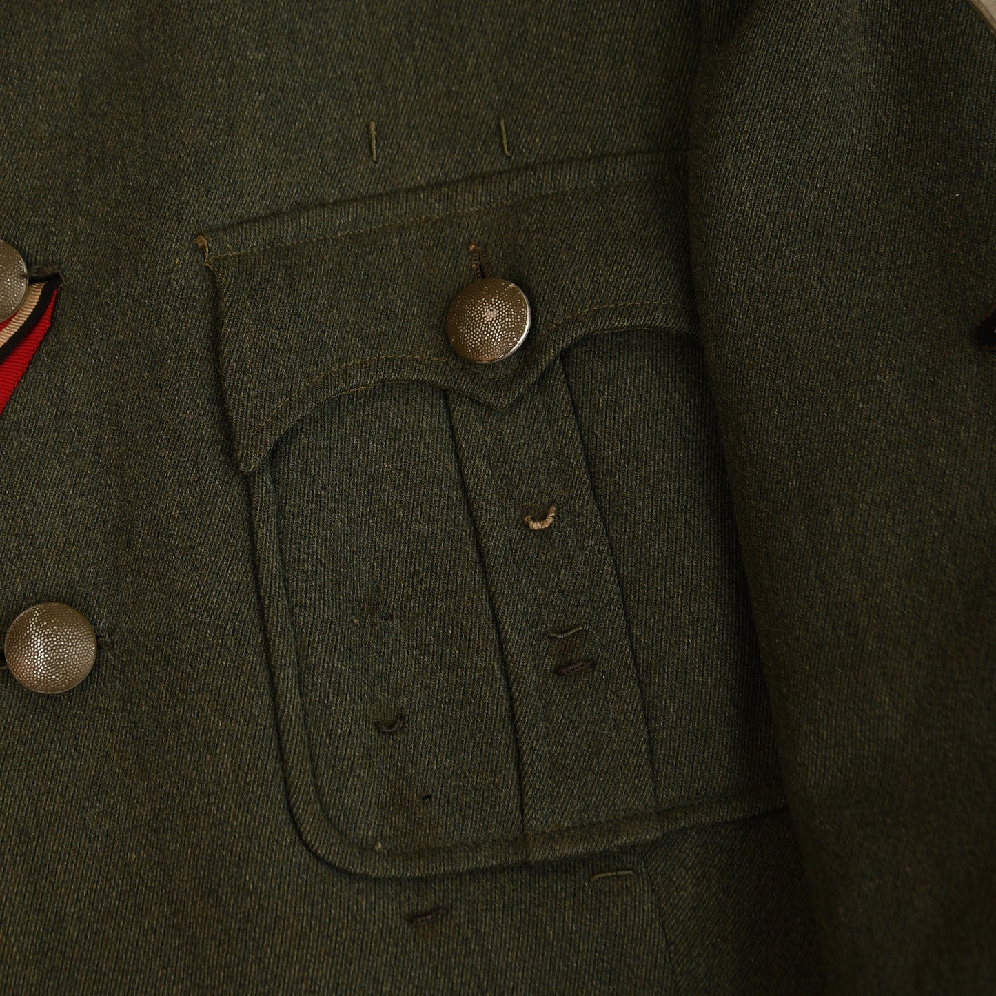 German WWII Waffen-SS Brigadeführer’s Field-Grey Combat Tunic