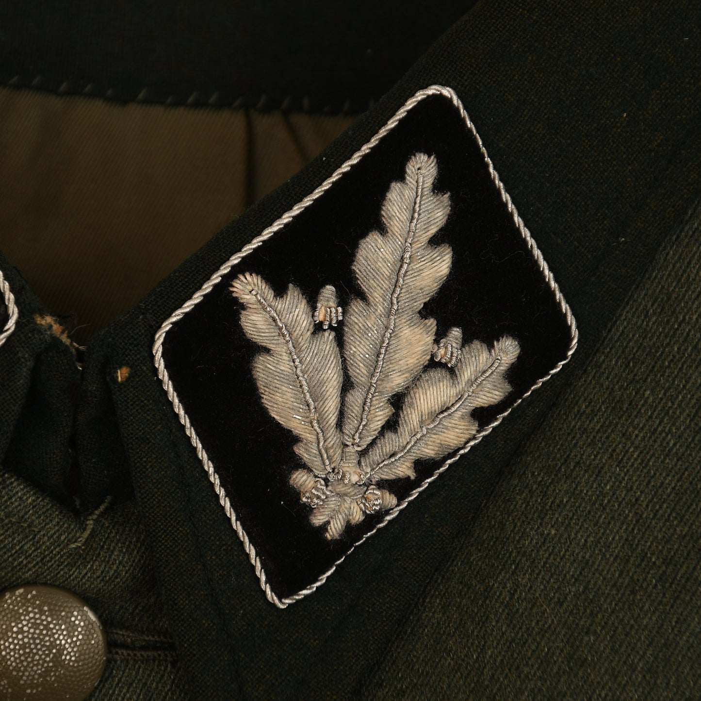 German WWII Waffen-SS Brigadeführer’s Field-Grey Combat Tunic