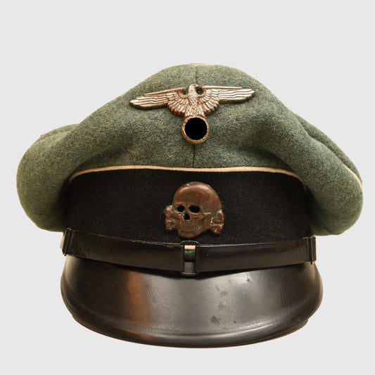 German WWII Waffen-SS Enlisted Man’s Visor Cap