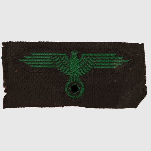 German WWII Waffen-SS Green BeVo Field Cap Eagle