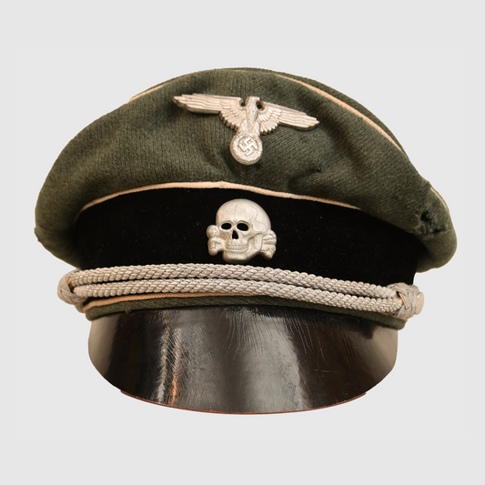 German WWII Waffen-SS Infantry Officer's Crusher Cap