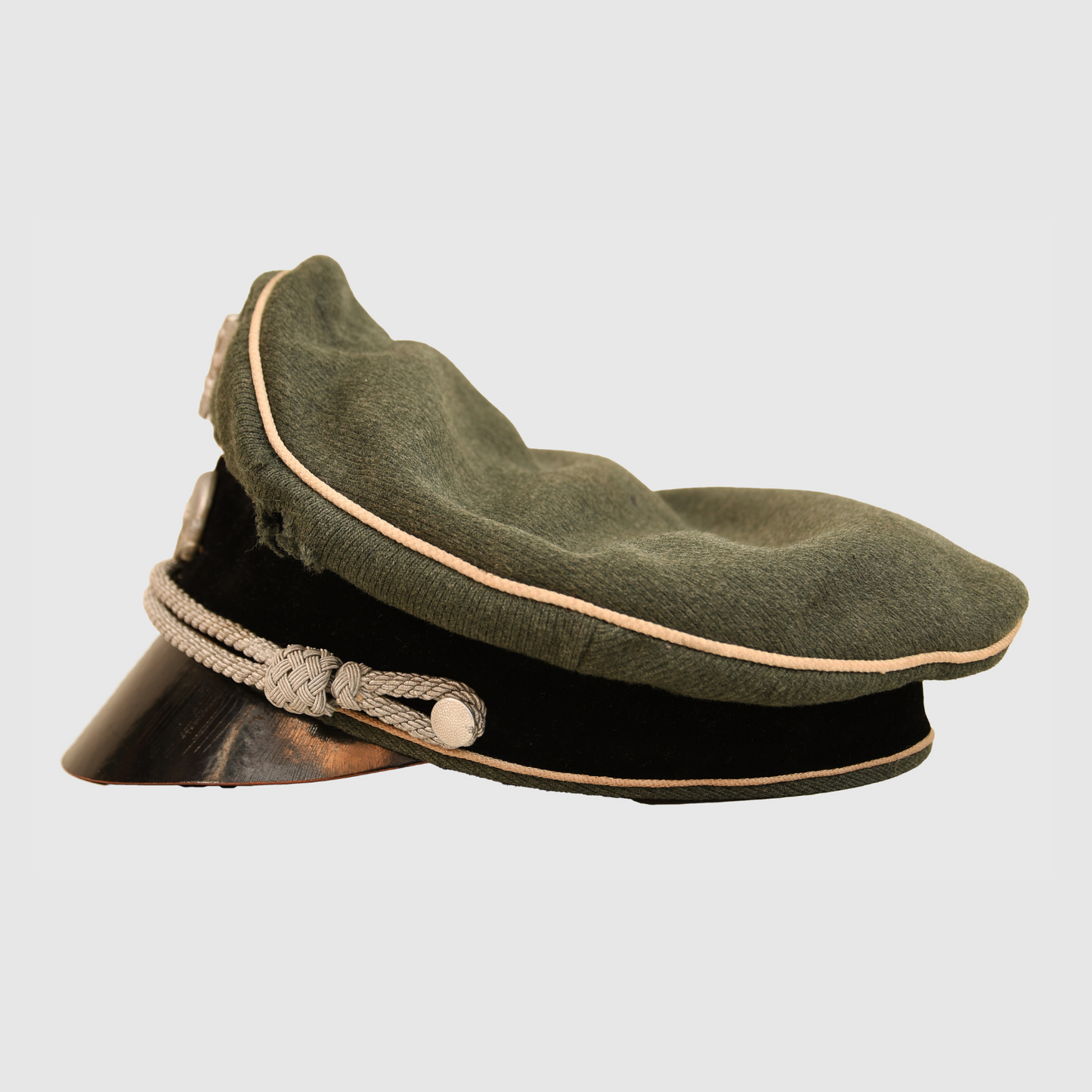 German WWII Waffen-SS Infantry Officer's Crusher Cap