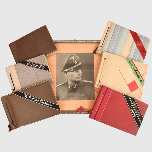 German WWII Waffen-SS Officer Horst Vollrath – Six-Album Photographic Archive