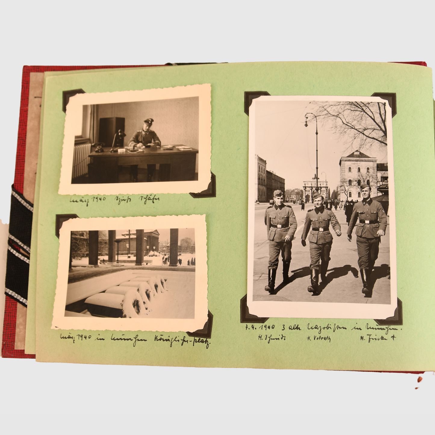 German WWII Waffen-SS Officer Horst Vollrath – Six-Album Photographic Archive