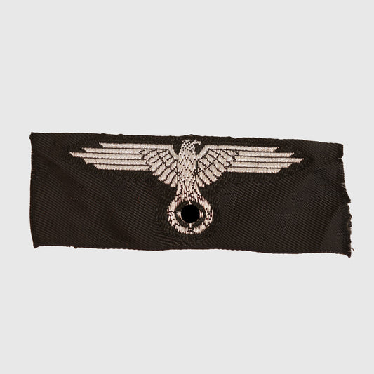 German WWII Waffen-SS Officer’s BeVo Woven Overseas Cap Eagle