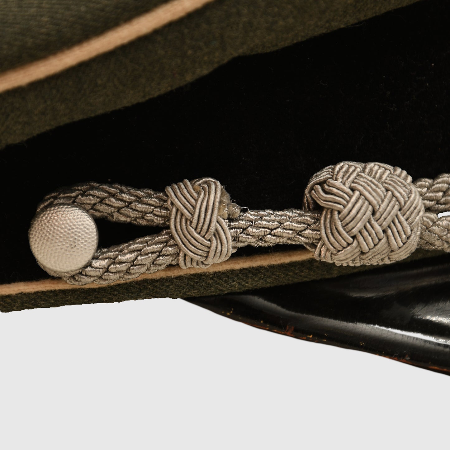 German WWII Waffen-SS Officer’s Visor Cap