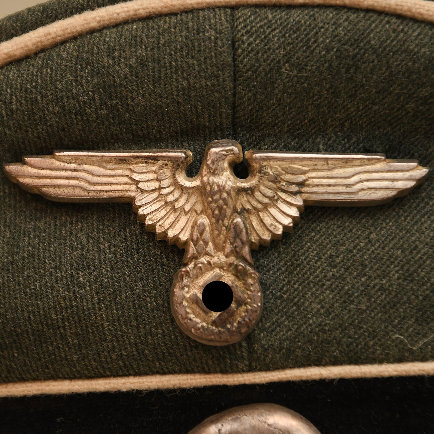 German WWII Waffen-SS Officer’s Visor Cap