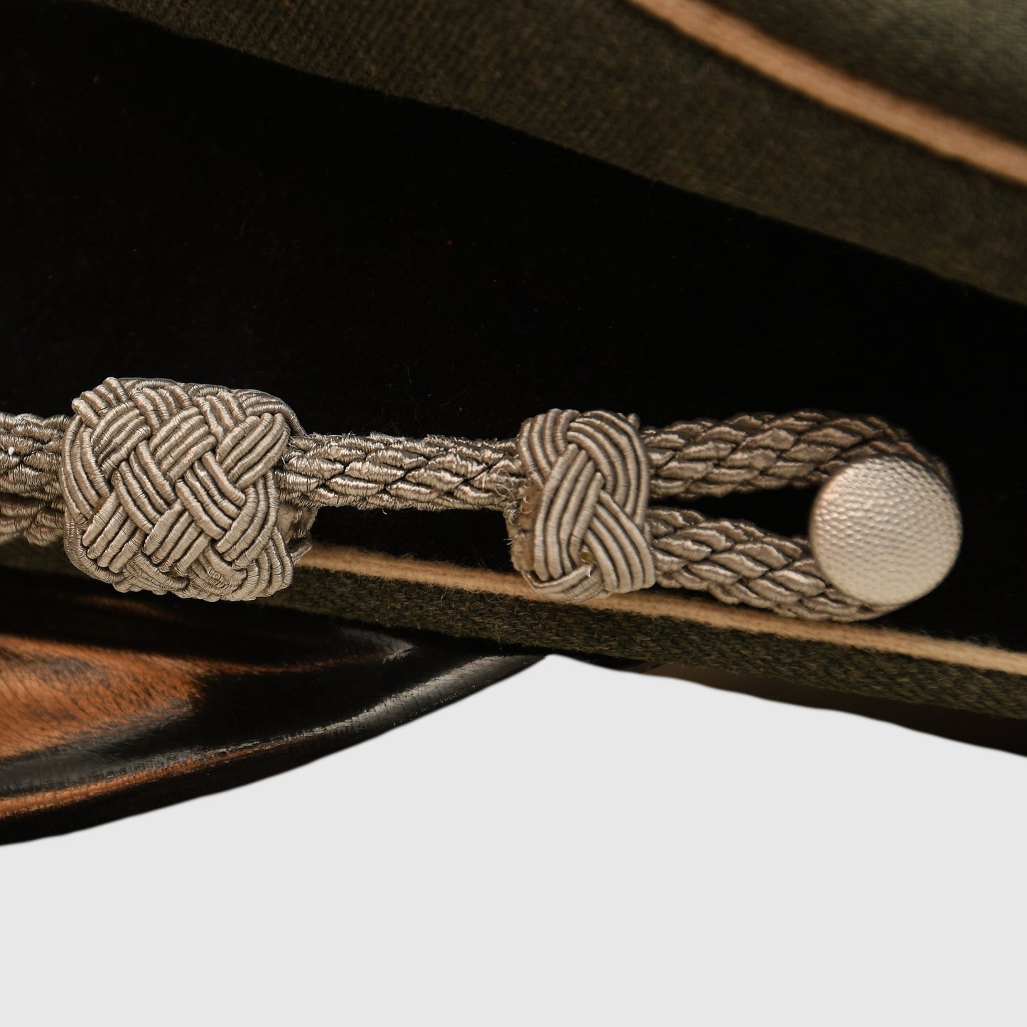 German WWII Waffen-SS Officer’s Visor Cap