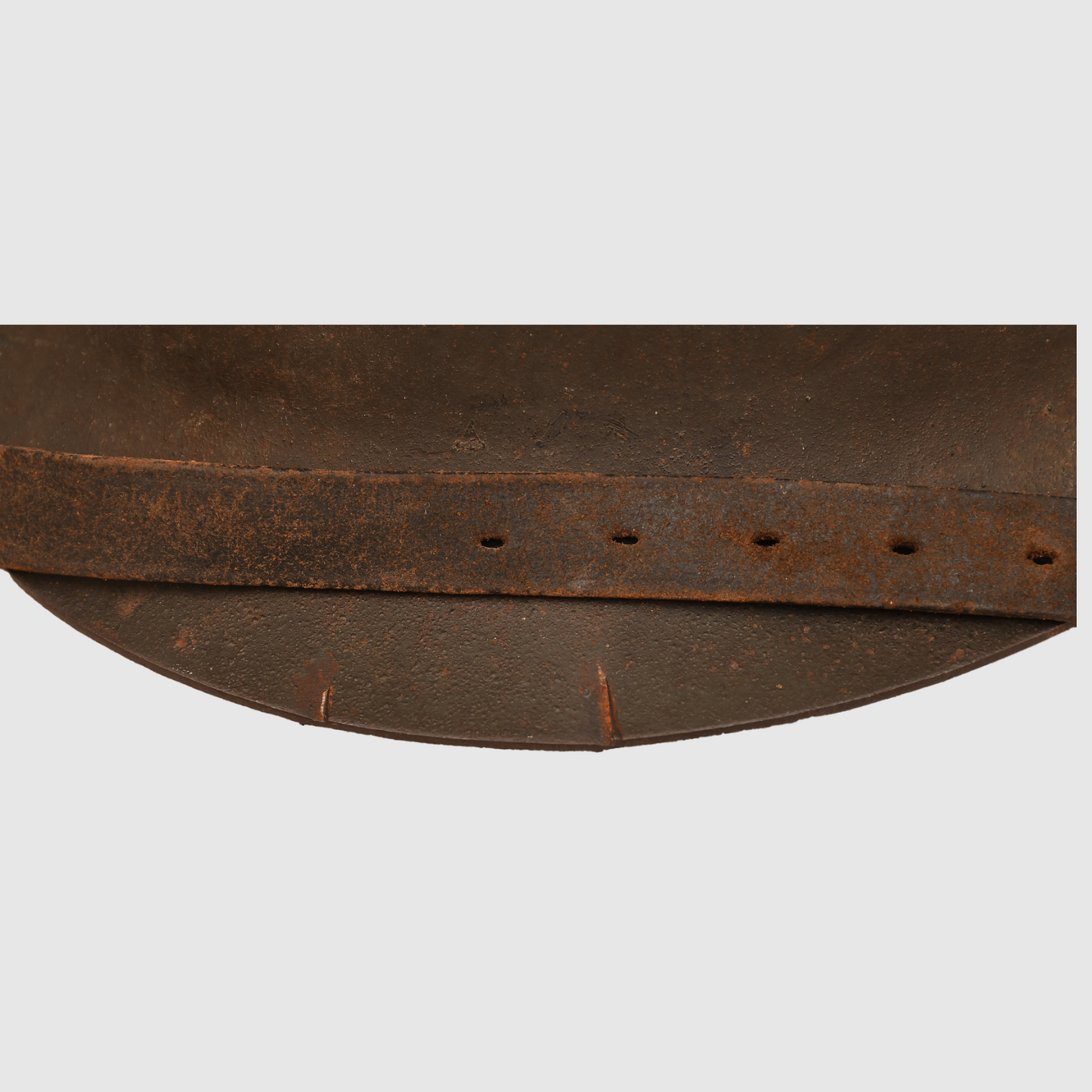 German WWII Waffen SS Model 1942 Raw Edge Single Decal Helmet