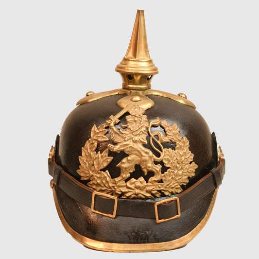 German WWI Hesse Infantry Regiment Early Pattern Enlisted Man’s Pickelhaube