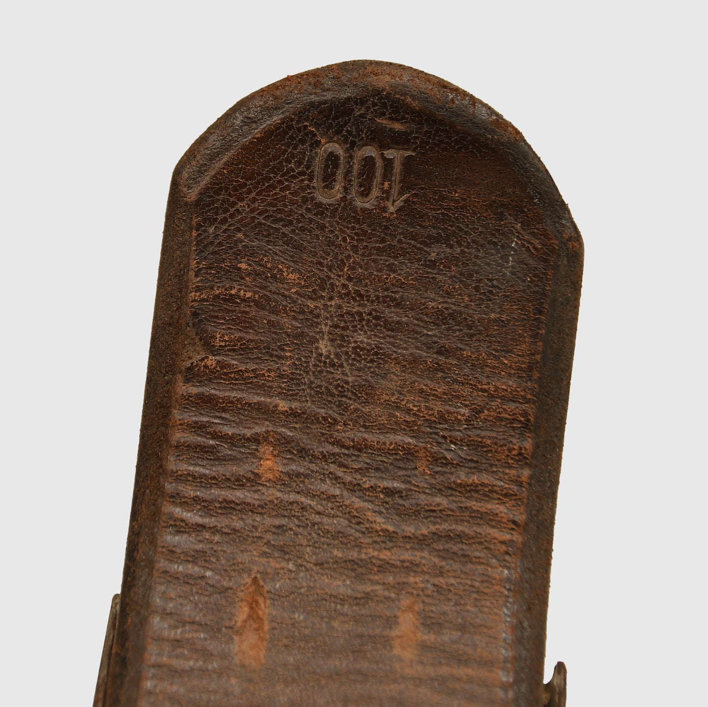 German WWI Hessian All Steel Buckle on Its Original Belt