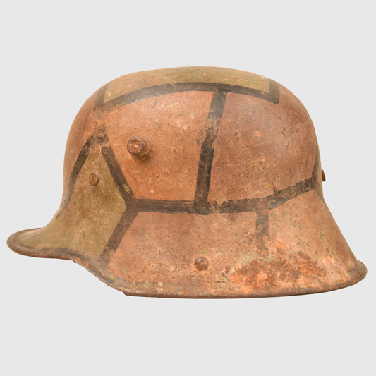 German WWI M.17 Camouflage Combat Helmet
