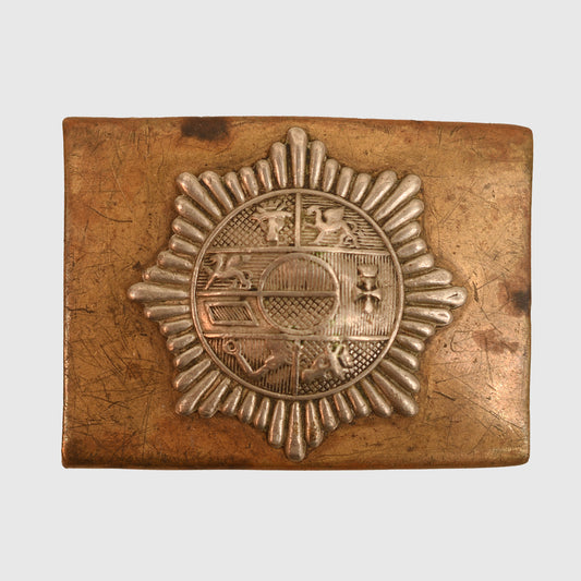 German WWI Mecklenburg Schwerin Enlisted Ranks Steel Belt Buckle
