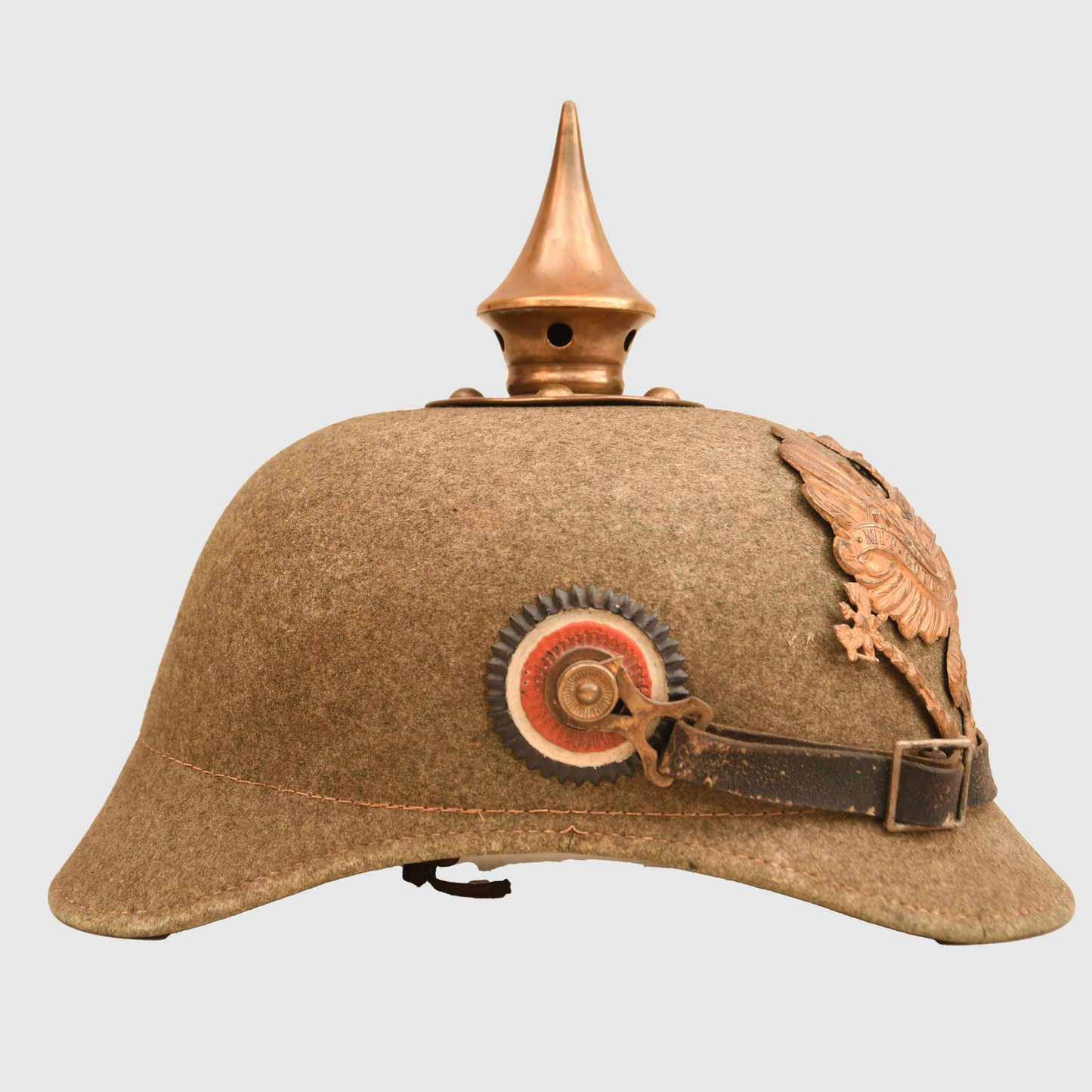 German WWI Prussian Felt Pickelhaube