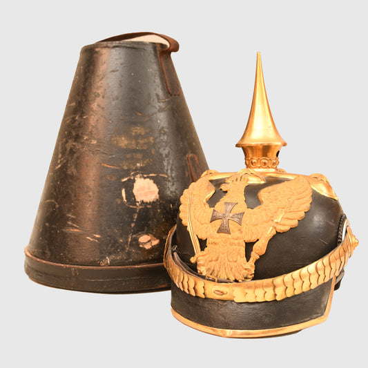 German WWI Prussian Reserve Dragoon Officer’s Pickelhaube