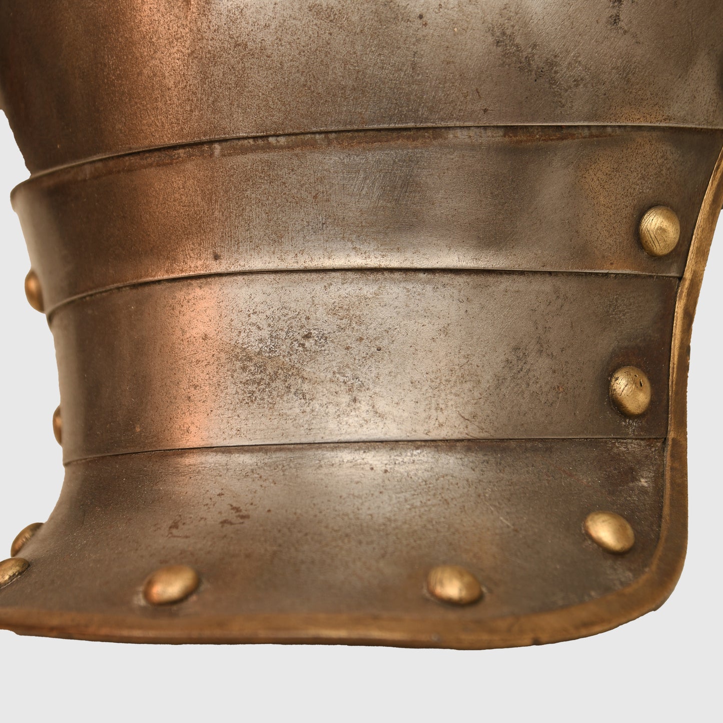 German WWI Saxon Guard Reiter All Steel Heavy Cavalry Helmet