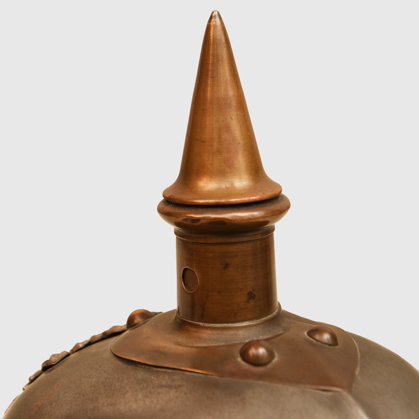 German WWI Saxon Guard Reiter All Steel Heavy Cavalry Helmet