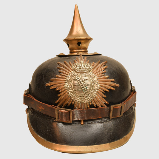 German WWI Saxon Pickelhaube