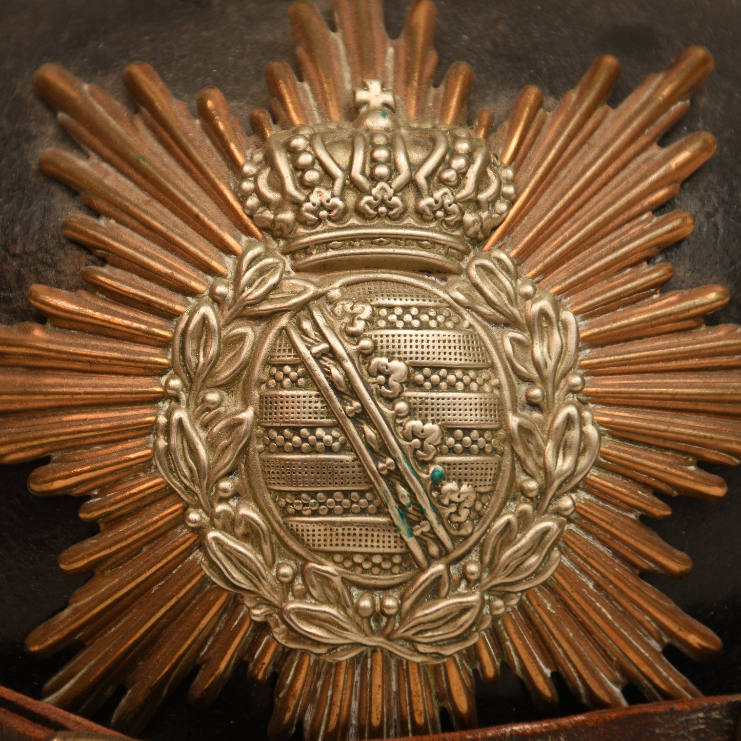 German WWI Saxon Pickelhaube