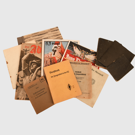 German WWII Hitler Youth Paperwork