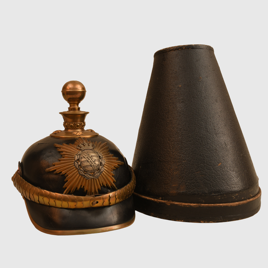 German WWI Saxon Artillery Officer’s Pickelhaube