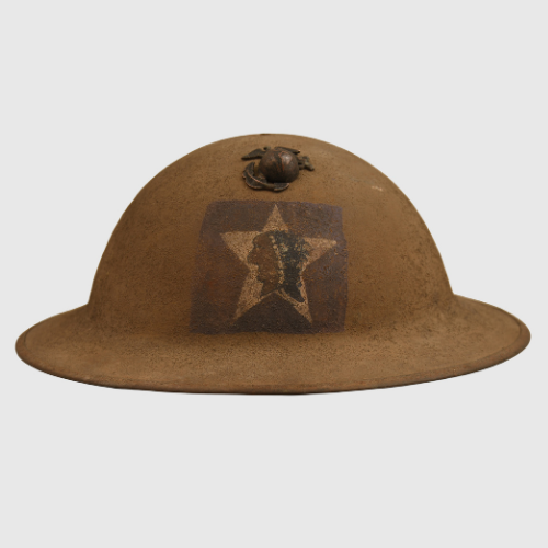 US WWI MARINE CORPS BRODIE HELMET