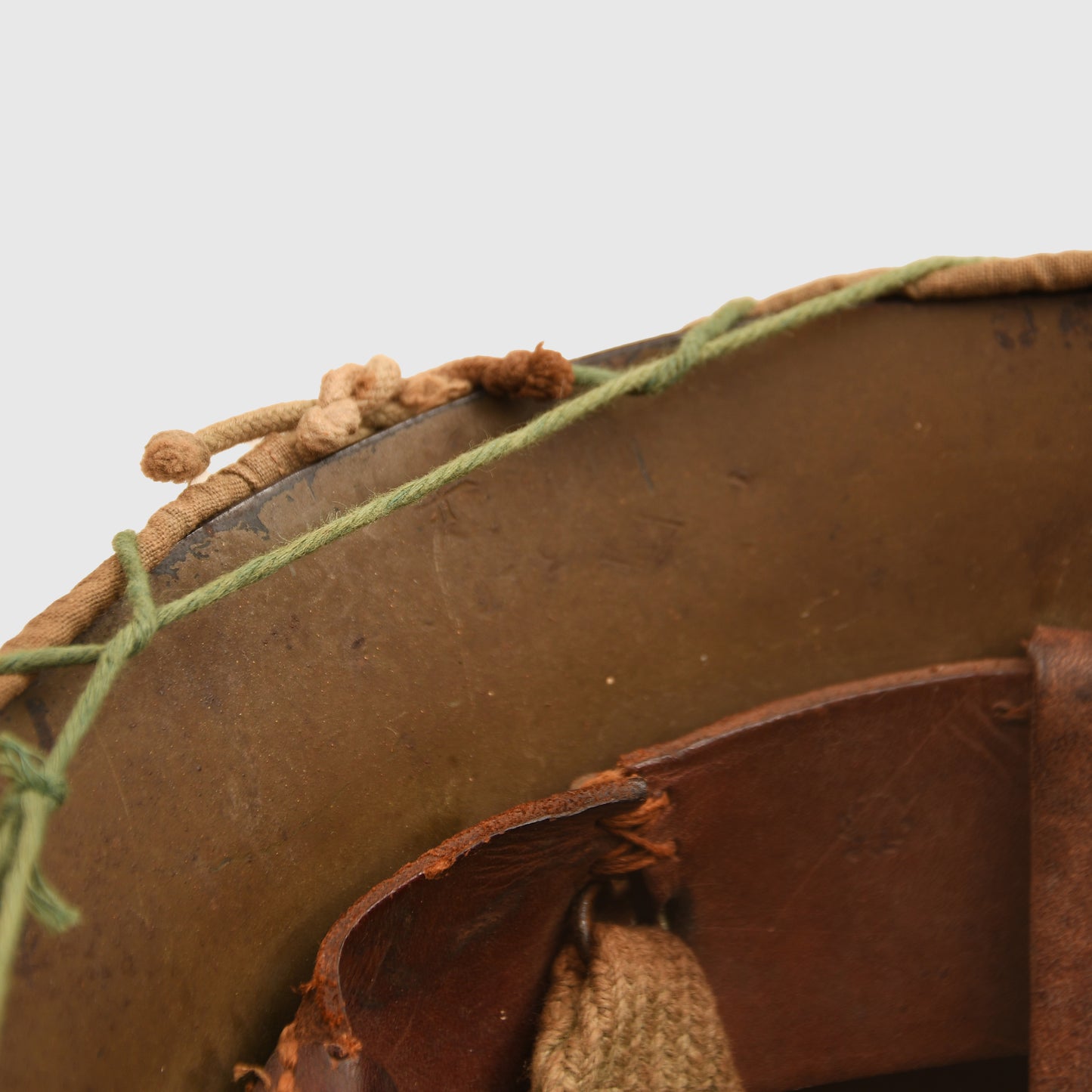 WWII Japanese Type 90 Naval Combat Helmet with Original Cover and Net