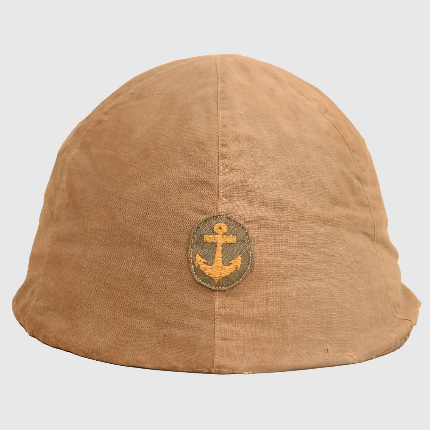 WWII Japanese Type 90 Naval Combat Helmet with Original Cover and Net