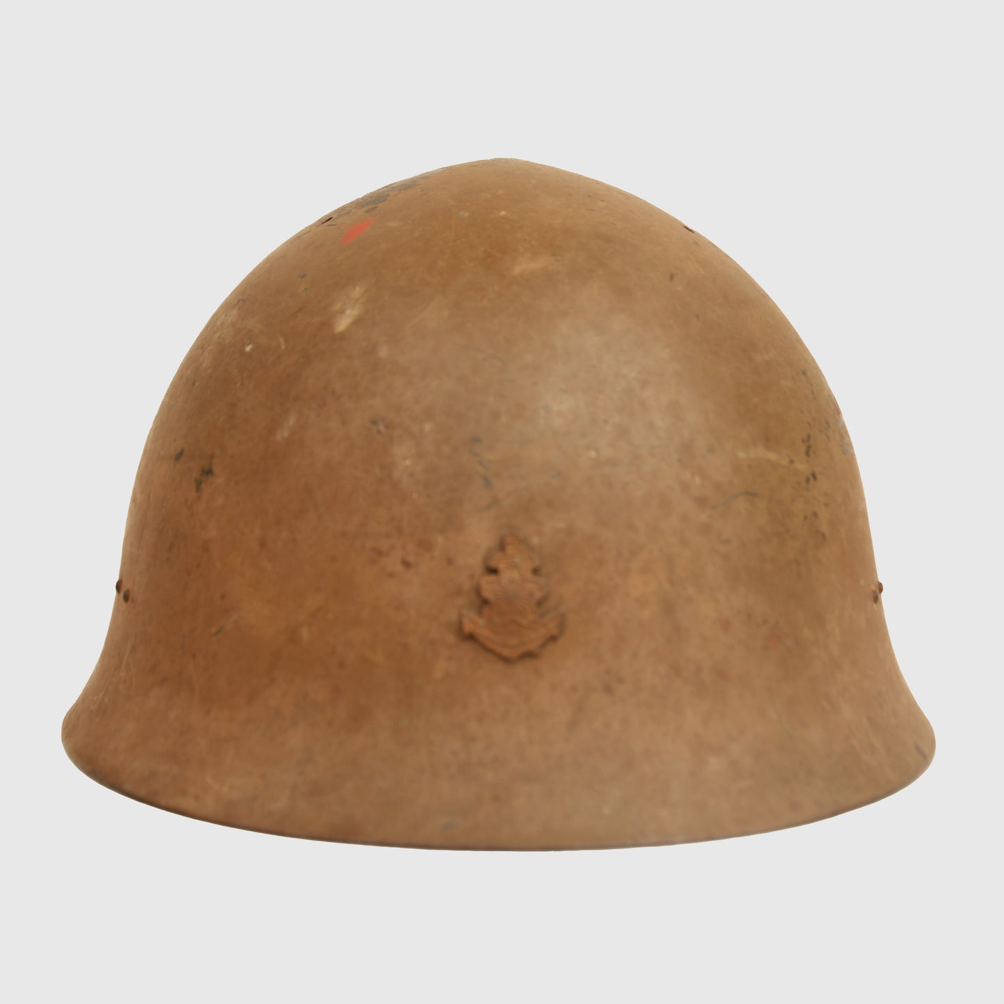 WWII Japanese Type 90 Naval Combat Helmet with Original Cover and Net